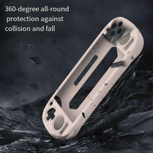 Silicone Protective Case for Retroid Pocket 5 Handheld Console Solid Color Cover Anti-Slip Grip Dustproof Shell Black 2