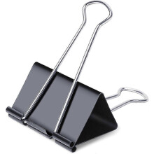 Jumbo Binder Clips 3 inch (6 Pcs) - Extra Large Office Supplies for Paper, Documents & Files