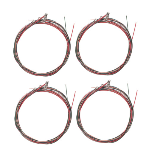 4 Sets Colored Classical Guitar Strings Set, Durable Nylon Strings for Spanish Guitar