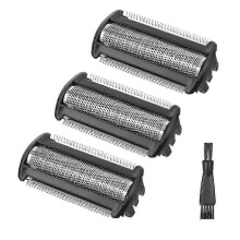 3-Pack Replacement Brush Heads for BG2000, BG2000/40, BG5025 & BG7030 - Compatible Grooming Heads