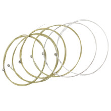 Acoustic Guitar Strings Set 6pcs Durable Fast Tuning with Rich Balanced Resonance