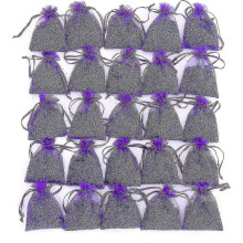 Bag of 25 Dried Lavender Flower Sachets for Drawers & Closets