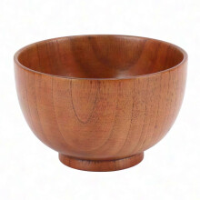 Artisan Crafted Acacia Wood Bowl for Salad, Ramen, Noodles, and Soup in Japanese Style Design