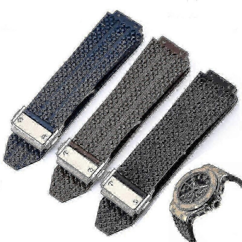 Ανδρικό λουράκι ρολογιού Hublot Big Bang 24mm 26mm με ανταλλακτικό λουράκι σιλικόνης 1