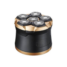 Elektrische scheerapparaten voor kale mannen, 6D magnetische scheerapparaten, oplaadbare baardtrimmers