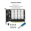 Κάρτα επέκτασης PCIe X16 σε 4 NVMe SSD Προσαρμογέας M.2 2280 Πλακέτα 2