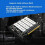 Κάρτα επέκτασης PCIe X16 σε 4 NVMe SSD Προσαρμογέας M.2 2280 Πλακέτα 4