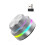 Three-Mode Dual Knob Keyboard with RGB Lights Reverse Direction Knob Single-Button Bluetooth Volume Knob Silver 1