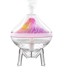 Humidifiers for Bedroom Cool Mist Ultrasonic Small Humidifier LED Colorful Gradient Light Mini Humidifier for Plants A