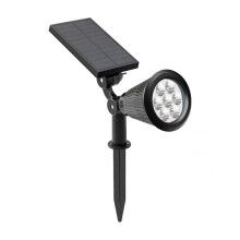 7LED Solar Ground Plug Light Outdoor IP65 Waterproof Spotlight Adjustable Brightness Garden Decorative Spotlight,B