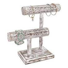 Watch Holder Stand Wooden Watch Display Tower Jewelry Organizer for Bracelets and Necklaces Watch Holder Organizer,D