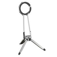Supporto magnetico portatile per telefono, mini bastone per selfie tascabile con moschettone e supporto