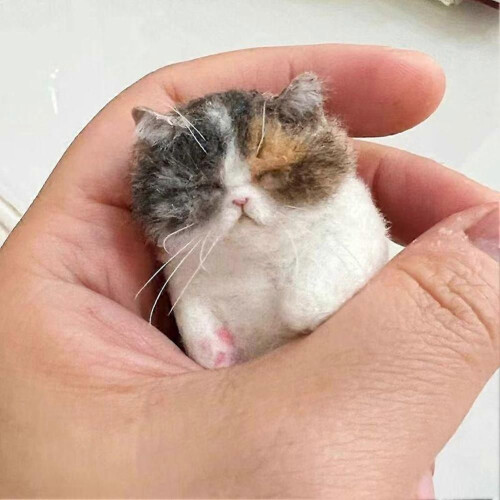 Σετ μπρελόκ Poke Cat DIY για αρχάριους, σετ χειροτεχνίας, χει 1