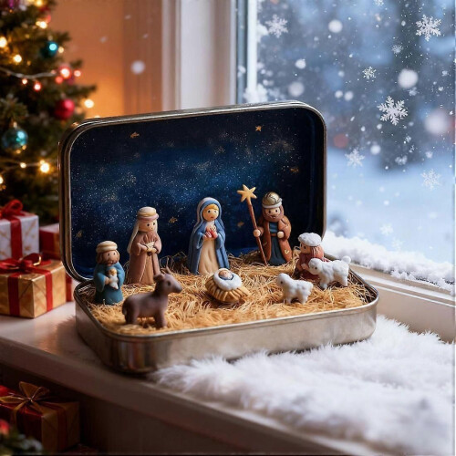 Μικρή Σκηνή Γέννησης - Σετ Σκηνής Γέννησης Pocket Christmas Μικρ 2