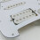 2X Garde Du Corps de Guitare Électrique Assemblés de Plaque à Gratter Précâblés Chargés 11 Trous Ssh Blanc 5