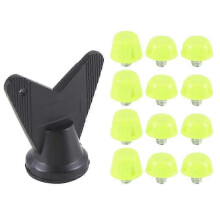 12Pcs M5 Thread Soccer Cleats 7mm 10mm Anti-Slip Football Shoe Spikes Replacement