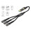Multipurpose Type C Adapter Efficient Power-usb to 2 typec 5