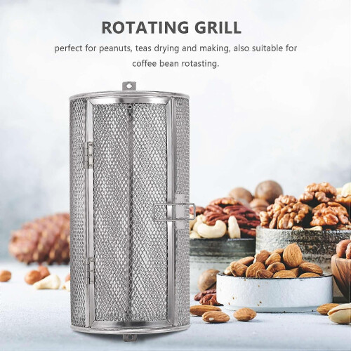 Universal Rotating Stainless Steel Grill,for BBQ Grill Home Kitchen 1
