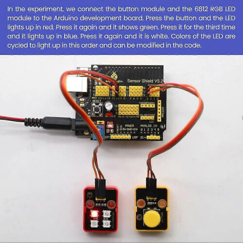 6812 RGB Module for Compatible with Diy Electronic Building Blocks 1