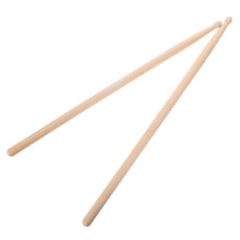 2PCS Bamboo 7A Drumsticks for Snare Drum, Lightweight Fast Rebound with Comfortable Grip, Beige