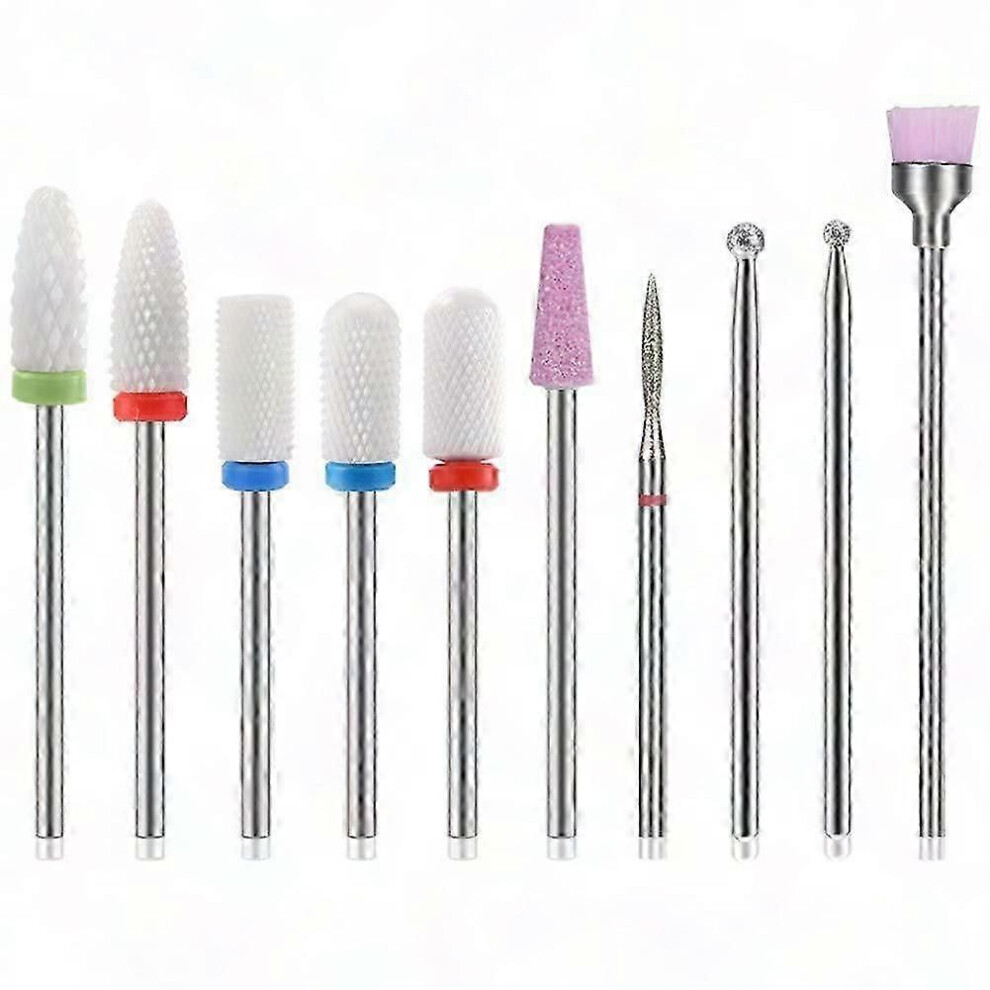 Cone-Shaped Nail Drill Bits for Cuticle Care and Nail Maintenance
