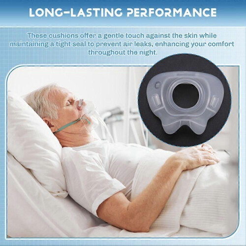 For ResMed AirFit F40 Full Face Replacement Silicone Cushion,Not Include Filter Ring- Medium 1