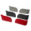 1 paar L2 R2-knopdop voor Ayn Handheld Console Plastic-Rood 5