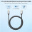 Fast 7 In 1 USB Type C Expander With Clear Display 100W Energy 7
