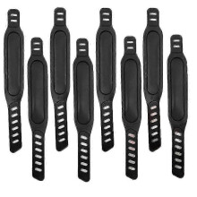 8pcs Adjustable Exercise Bike Pedal Straps for Spinning Bikes, Home Fitness Foot Pedal Straps