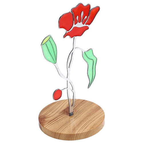 Suncatcher Stained Flower Table Decor Hostess Gift 2