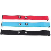 3er-Pack Herzfrequenz-Brustgurte, verstellbare elastische Gurte für kabellose Sport-Brustgurte