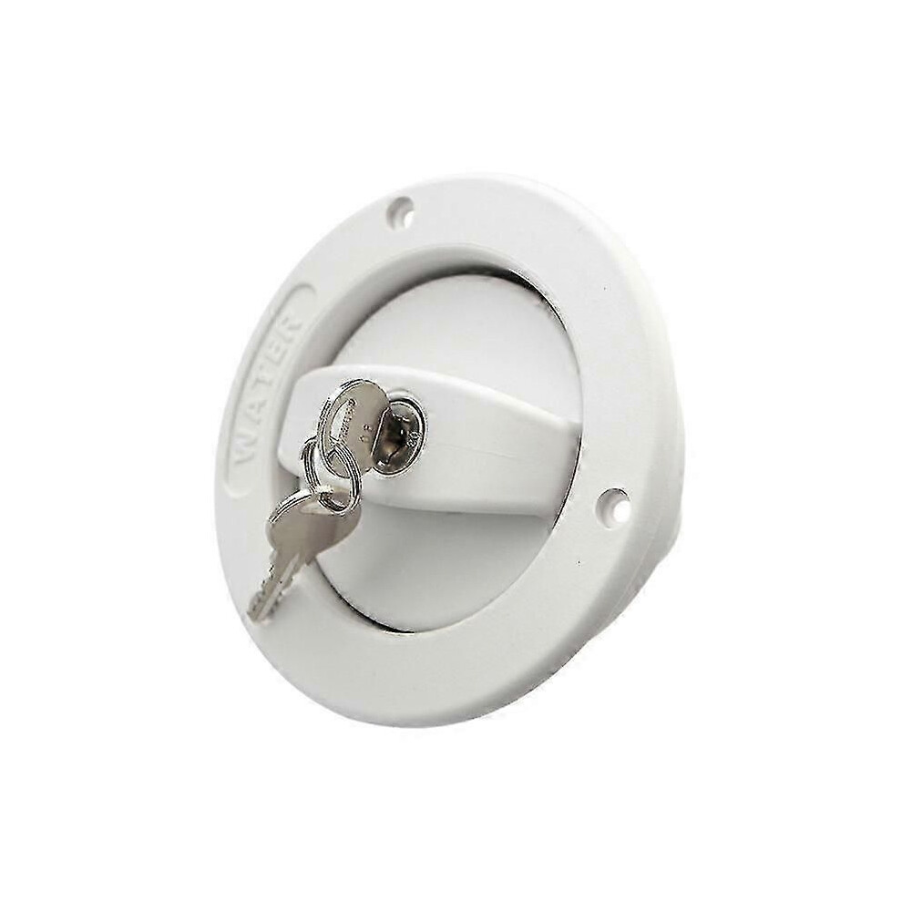 Lockable Rv Water Tank Inlet Hatch - Caravan Gravity Water Inlet With Key For Trailer & Rv Accessories 9409192929013