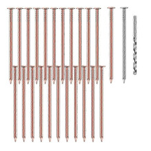 25 Pcs 3.5 Inch Pure Copper Nails for Killing Trees, Stump Removal Spikes, Bulk Copper Nails Hardware