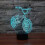 3D LED BMX Φως Νυχτός για Ποδηλασία - Επιτραπέζιο Φωτιστικό US 1