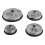 4Pcs Portable Gas Stove Burner Replacement - Surface Burner Head for Outdoor Camping 2
