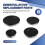 4Pcs Portable Gas Stove Burner Replacement - Surface Burner Head for Outdoor Camping 4