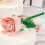 Romantic Rose Bouquet Building Blocks Eternal Model Red 3