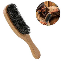 Wild Boar Bristle Hairbrush for Antistatic Hair, Natural Boar Bristle Hair Brush for Smooth & Shiny Hair