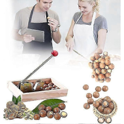 Heavy Duty Nut Cracker Tool for All Nuts - Macadamia, Pecan, Walnut, Chestnut, Hazelnut, Almond Sheller Machine 1