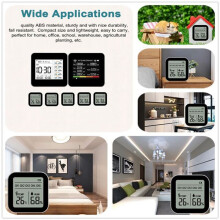 20-In-1 Tuya WIFI Air Quality Detector CO/CO2/TVOC/HCHO/PM2.5/PM1.0/PM10/Temp/Humidity 3Pcs Subunits