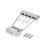 Plated Guitar Tailpiece Adjustable Bridge for DIY Guitarists Stable Tone Easy Installation 5