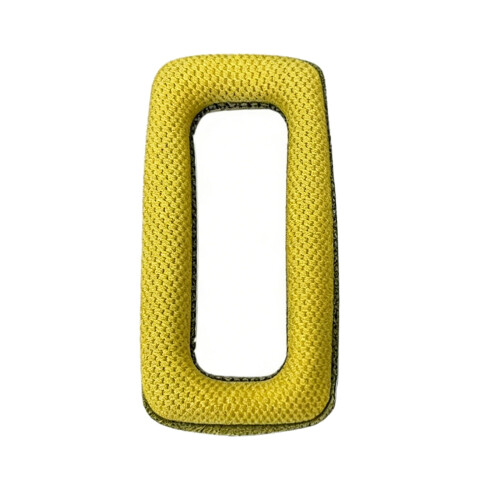 Gaming Headsets Cushion Featuring Mesh Fabric And Plush-Yellow