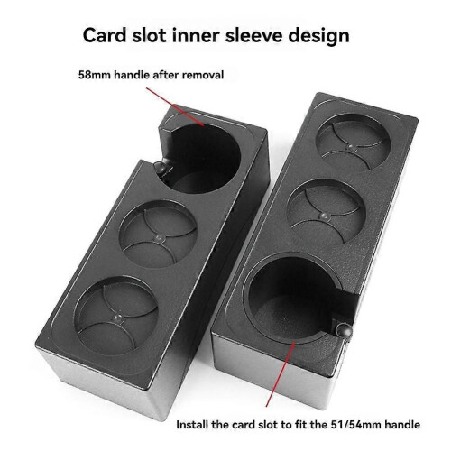 Espresso Machine Powder Holder, Coffee Storage Holder,Black 1