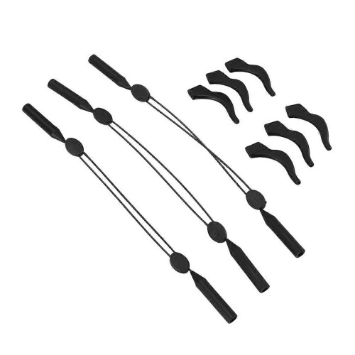 Glasses Strap Adjustable Eyewear Retainer 3Pcs Universal Fit Sports