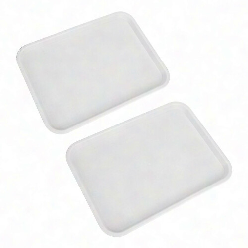 2-Pack Durable Non-Slip Serving Trays for Dining and Restaurant Use 1
