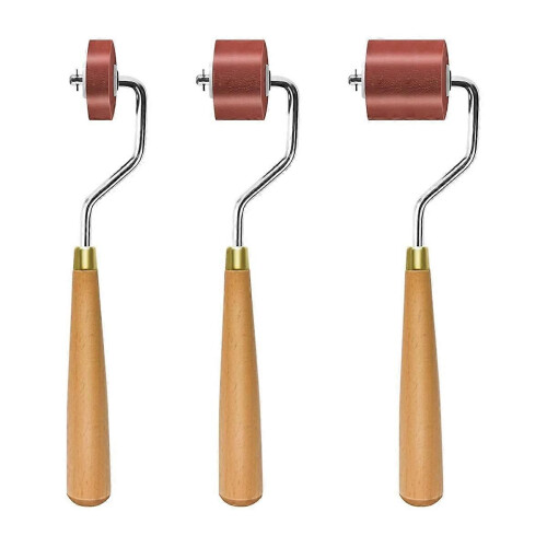 3pcs Rubber Rollers Rollers for Crafting, Ink Roller Set