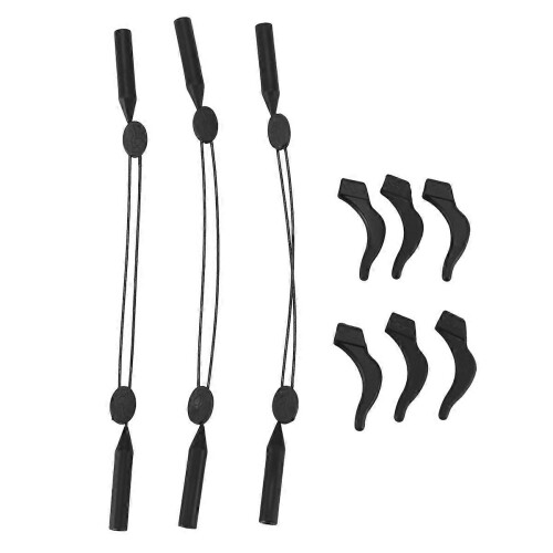 Glasses Strap Adjustable Eyewear Retainer 3Pcs Universal Fit Sports 1