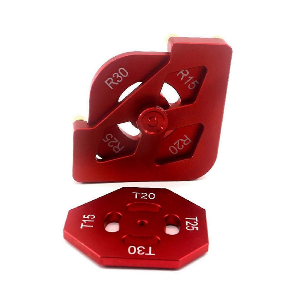 Woodworking Round Corner Chamfer Template Arc / T Corner Gauge 9409192936837