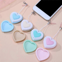 Love Heart Shape Phone Wipe Cloth Cleaning Glasses Tools Random Color
