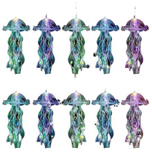 Decorazioni a forma di medusa, 10 lanterne a forma di medusa da appendere, decorazioni a tema marino
